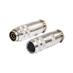 Field Wirable M16 Waterproof Connector Male Female 2 - 12 Poles M16 Circular
