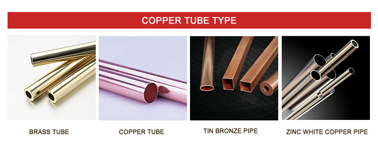 Water Tube Copper Pipe Customized For Oil / Gas Transportation System