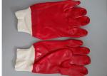 Fashion Design PVC Coated Gloves Cotton Interlock Lining High Durability