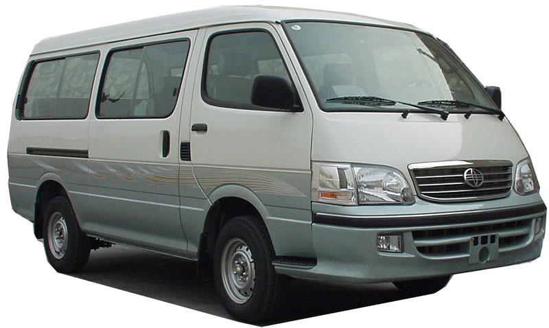 Diesel Engine Van Mini Bus , Mini Bus Van Maximum Carrying Capacity 15 Passengers