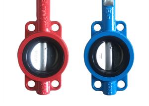 Wholesale API609 Butterfly Ductile Iron Valves Body Cast Flange Valves Seal Test from china suppliers