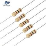 Standard Size Carbon Film Fixed Resistor 0.25W 1W 2W Carbon Film Color Code