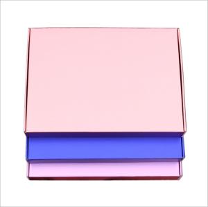 Wholesale Custom Corrugated Boxes Aircraft box pink shipping box Blue Clothing box from china suppliers