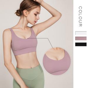 Wholesale ODM Womens Sports Bra For Active Wear Nylon Yoga Crop Top Gym Workout Underwear from china suppliers