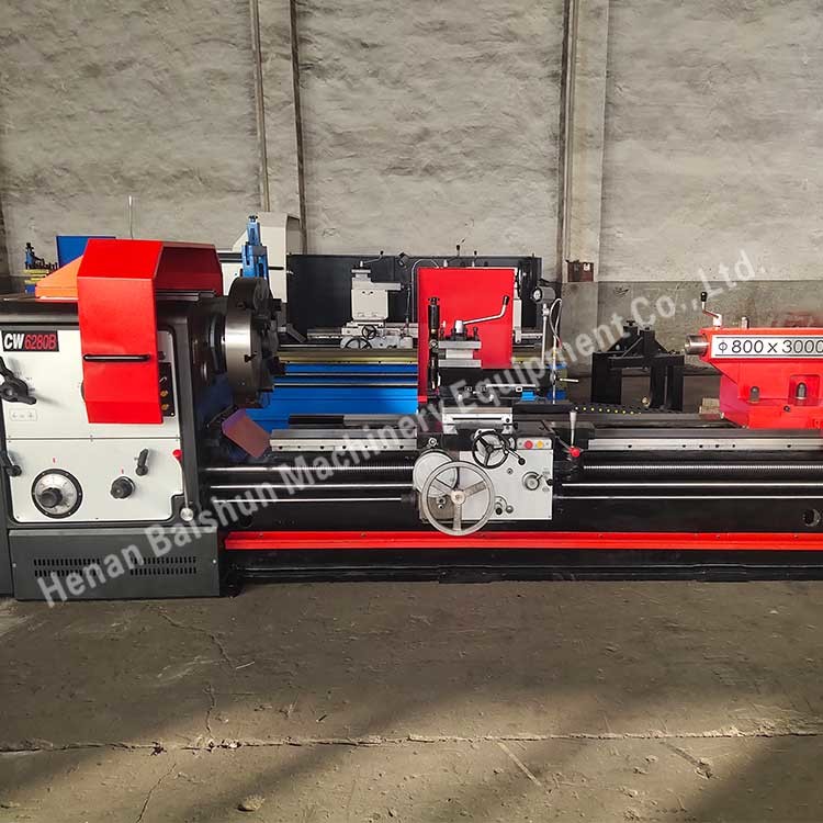Henan Lathe Tornos Horizontal Lathe Machine CW6280B Mechanical Lathe Machine