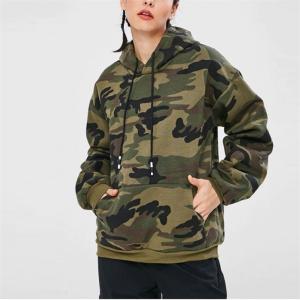 Wholesale Camouflage Camo Sports Mens Oversized Pullover Hoodie Custom Anti - Wrinkle from china suppliers