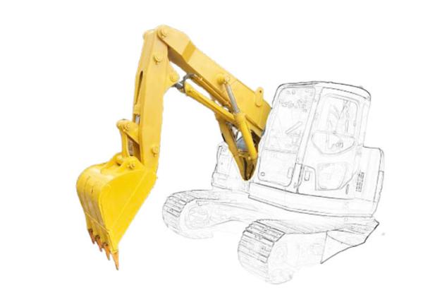 Shaogang Q355B 30-36 ton Excavator Shorten Arm Tunnel Boom With Bigger Cylinders