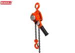 Durable Powder Coat Finish Chain Lever Hoist Manual Lever Block Capacity 750kg