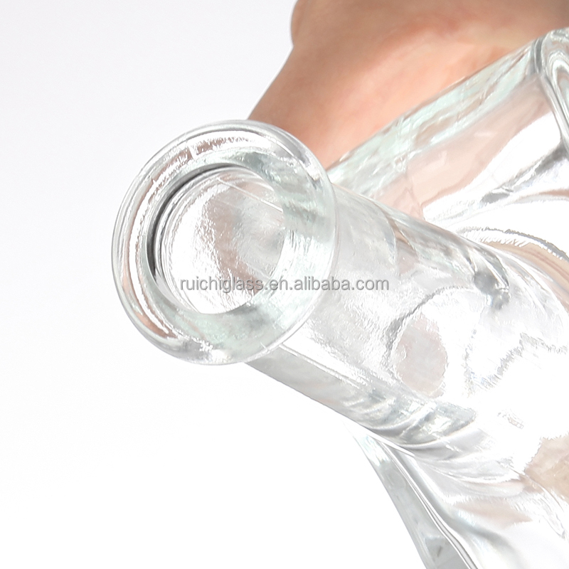 750ml Guitar Shaped Glass Bottles for Customized Vodka and Whisky Custom Make Customized