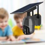 1080P 4G Solar Outdoor Camera 8W Solar Battery Powered Wireless Camera