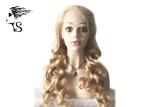 Golden Blonde Wavy Long Full Lace Human Hair Wigs With Baby Hair for Fashion