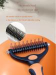 Red Blue Pet Hair Brush Remover Double Side Pet Dematting Comb Hair Removal