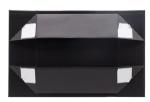 PMS Mildewproof Garment Gift Boxes Large Black Cardboard Magnetic Closure FSC