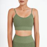 Oem Factory Manufacturer Custom Logo Ladies Sports Bras Gym Workout Seamless