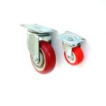 PU Polyurethane 50mm 200 Kg Castor Wheels Black White