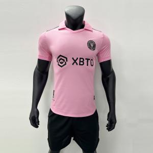 Wholesale Pink Durable Breathable Polyester Player Edition Jersey Logo Printing from china suppliers