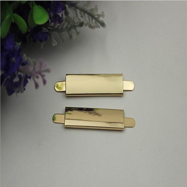 Custom factory fashion gold rectangular decoration bag accessories metal handbag