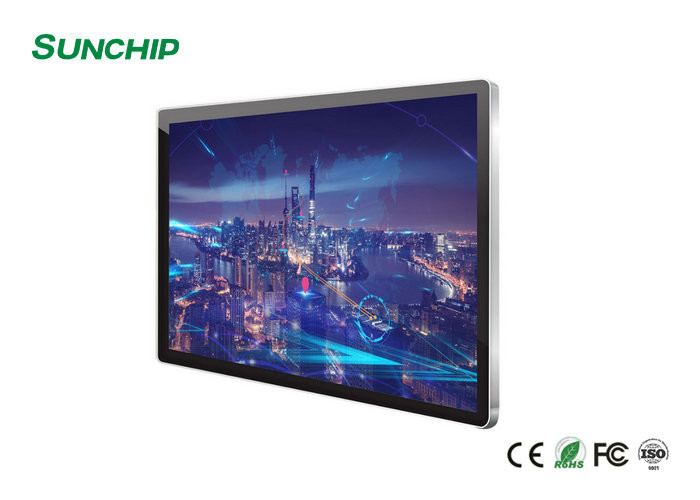 Android RK3288 Wall Mounted Advertising Display 43 Inch 450cd/M2 Infrared Touch
