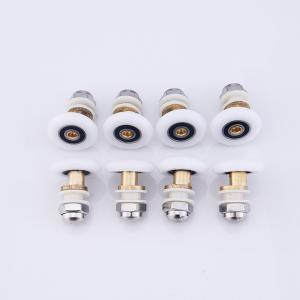 Wholesale Brass Nylon Door Rollers , Shower Door Pulley 19mm 23mm 25mm Size from china suppliers