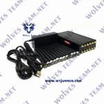 CDMA GSM RF Signal Jammer 3G 4G 5G WiFi Handheld 12W UHF VHF