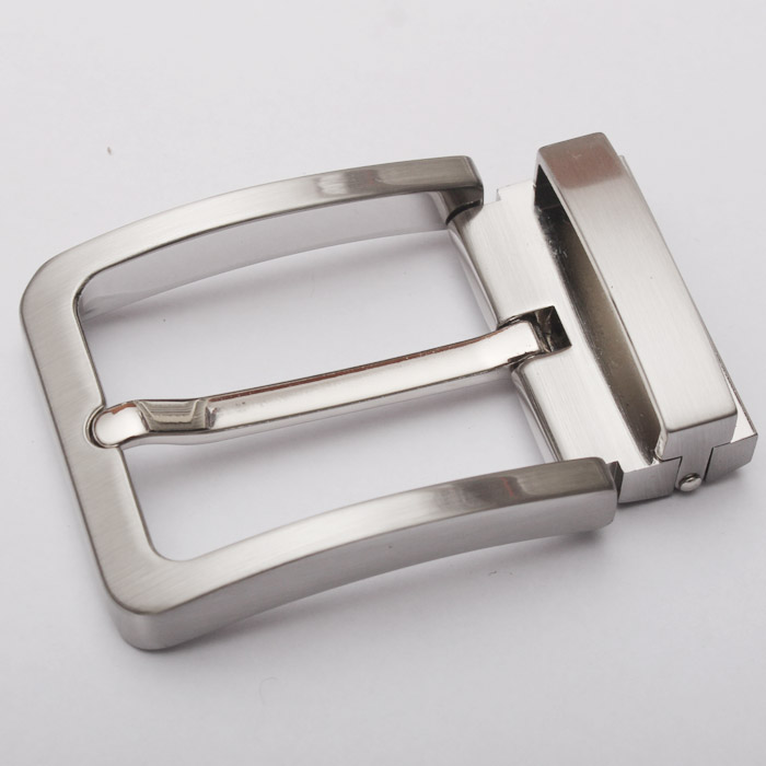 ISO9001 Durable Leather Belt Square Buckle Pin Fadeless For Dress Pants