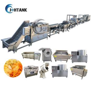 Wholesale SS304 Fully Automatic Frozen French Fries Making Machine Potato Chips Production Line from china suppliers