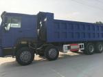 Used HOWO Tipper Truck 8X4 Dark Blue Euro3 for Heavy Duty Dump in Urban