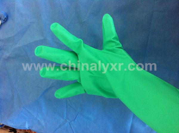Quality Rubber Yellow Househould Latex Gloves for sale