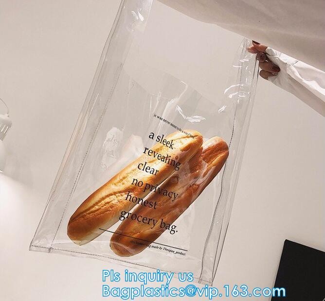 vinyl pvc zippered shopping bag for home/daily use, Wear Resistant Eco Friendly PVC Shopping Bag, Custom Transparent Gif