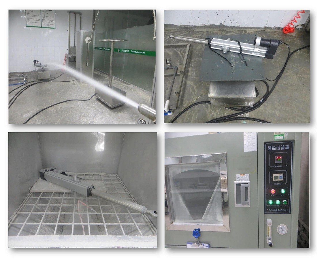 900mm stroke solar tracker linear actuator with 24v brush dc motor, long stroke linear actuator IP66