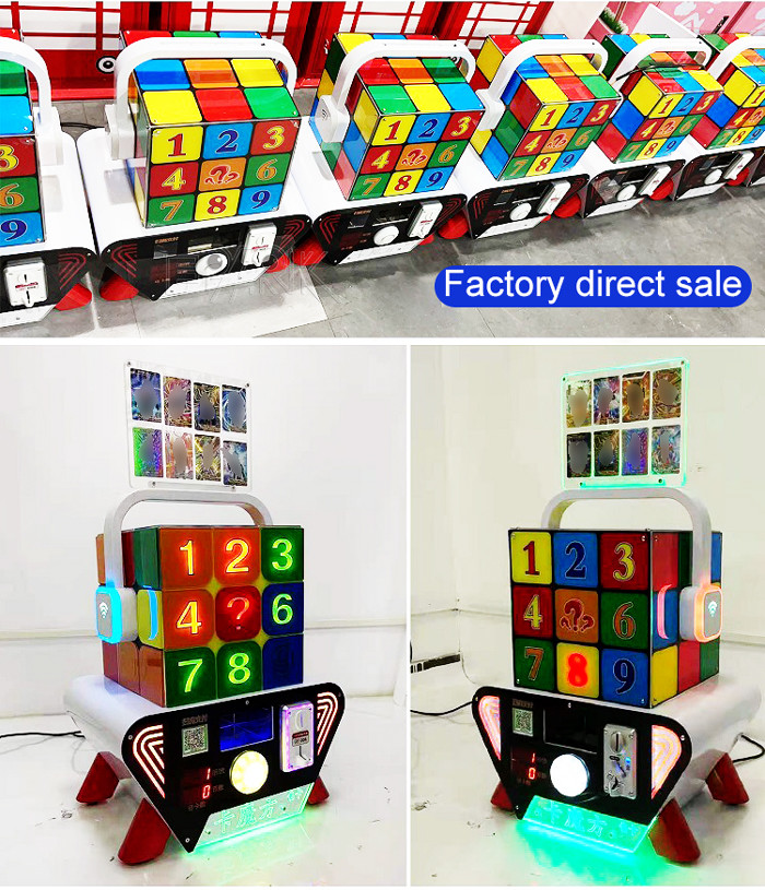 80w Rubik'S Cube Card Vending Machine For Children