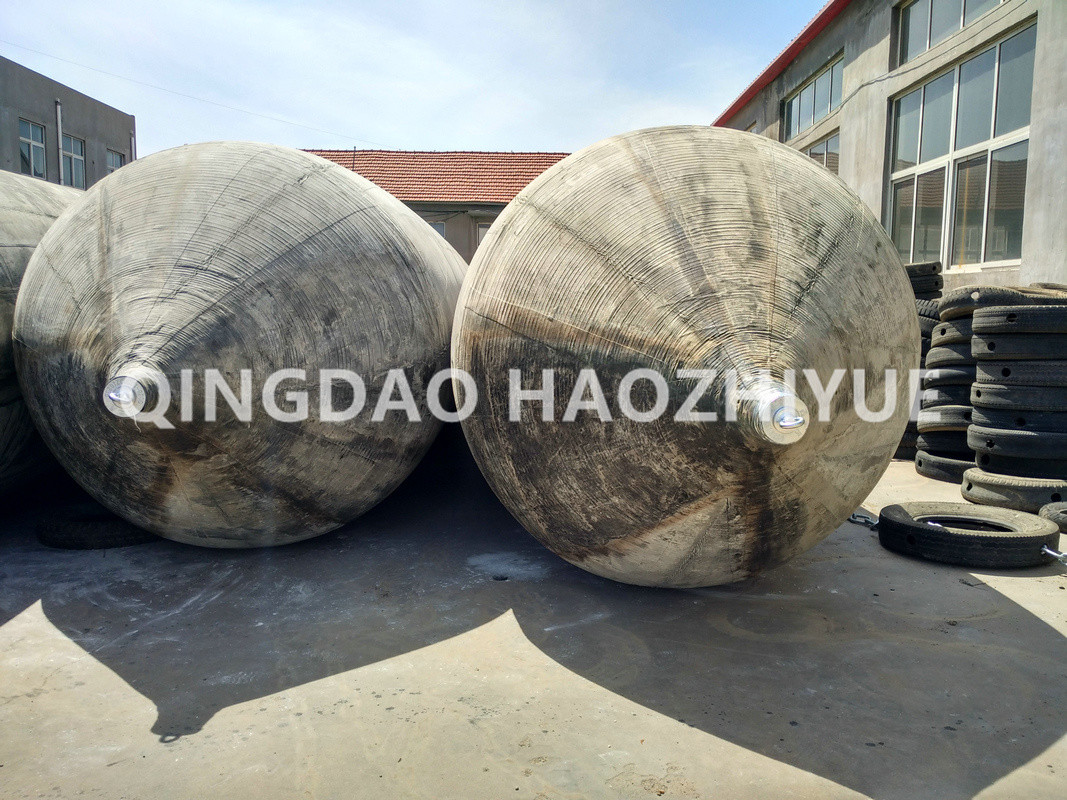 Rubber Boat Lifting Airbags Cord Fabric 0.05Mpa Marine Salvage Air Lift Bags