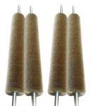 Brass Wire Belt Conveyor Brush Rollers Wood Deburring OEM