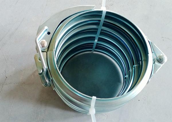 160mm Quick Release Gal Pipe Clamp Collar Without Rubber Sealing Ring / Pipe