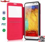 Hot Selling 100% Qualify PU Flip Cover Cases For Samsung Note3 Multi Color Soft