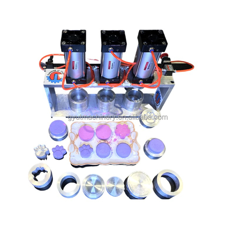 Full Automatic Natural Bath Bomb Ball Foaming Press Machine for Salt Ball Oil Press