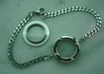 New DIY 316L Stainless Steel Round Shape Floating Glass Locket Bangle Bracelet