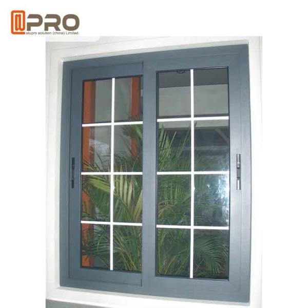 Easy Maintenance Aluminium Sliding Windows Powder Coating Surface Treatment