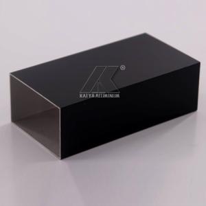 Wholesale Black Extruded Aluminium Profiles , Aluminum Square Tubing Powder Coating from china suppliers