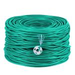 LSZH UTP 100MHz 24 AWG Cat 5e Cable 1000ft Green High Sped Network Cable