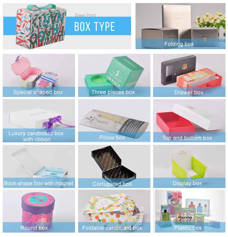 Made in China GuangZhou Factory Logo Printed Custom paper packing box manufacturer(Any shape,size,color available)