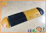 Prefabricated Portable Rubber Parking Bumpers , Car Safety Road Concrete Speed