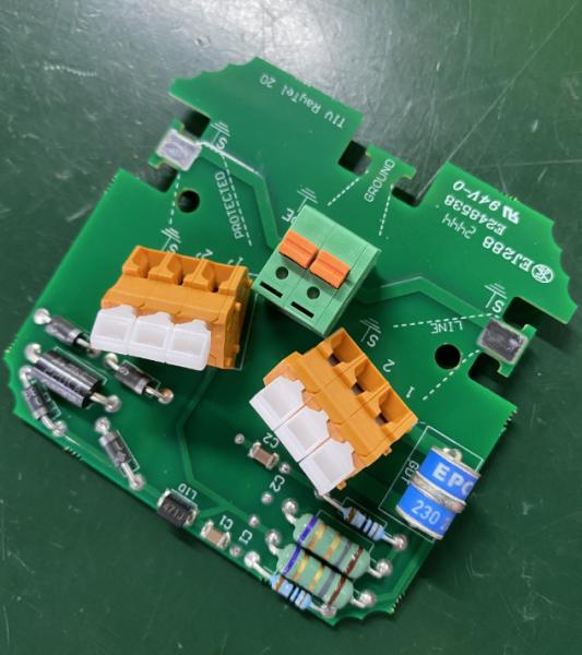 Telecommunication Equipment Copper PCBs with LW/LS Min. of 0.05mm and Black
