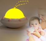 4 LED Beads UFO Night Light 2W 1250mAh Battery Warm White light