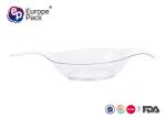 ISO9001 Transparent Non Washing Disposable Dessert Dishes With Handel