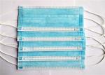 BFE Exceeds 99% Disposable Mouth Mask , 3 Ply Face Mask Low Breathing Resistance