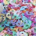 Sea Wave Sequined Fluorescent Pieces 18mm Glass Ball Stuffers and Ornaments Hand