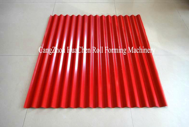 Mitsubishi PLC Metrocopo Roof Profile Double Layer Roll Forming Machine With Two Year Guarantee