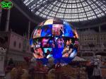 IP68 Rated Sphere LED Display Screen With Epistar Chip For Video