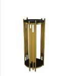 Room furniture metal creative bright flower pot stand for indoor flowers and